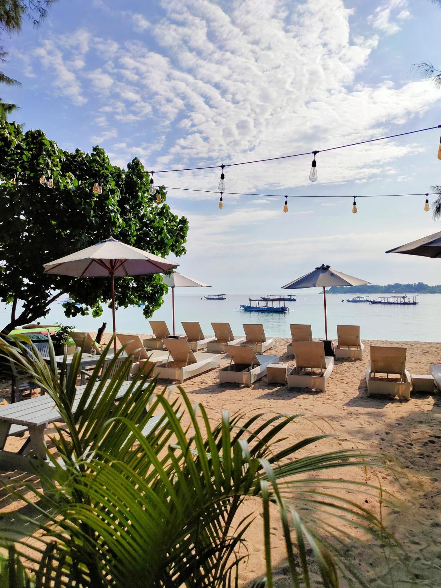 Bale Sampan Boutique Bungalows Gili Trawangan Exterior foto